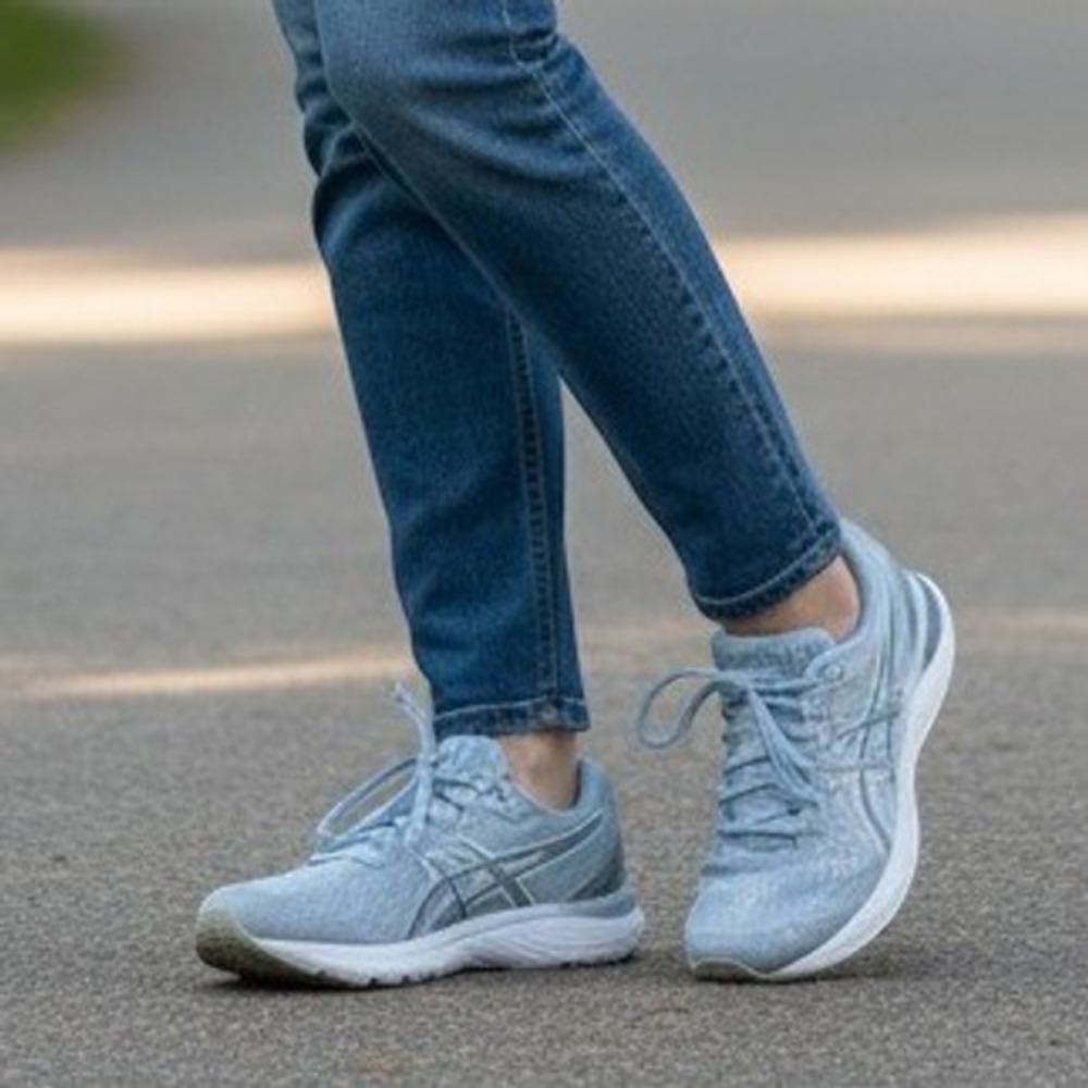 Asics Gel-Cumulus 23 Womens Running Shoes Size 8.5 Athletic Training Blue Mesh